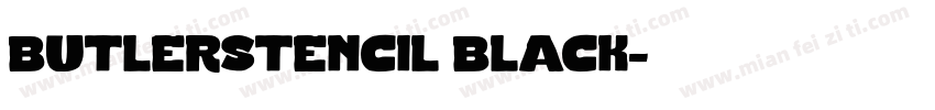 butlerstencil black字体转换